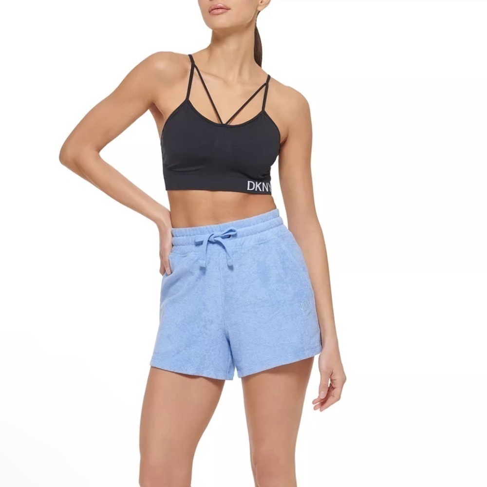 NWOT DKNY Sport Women's Terry Cloth Relaxed Shorts size M​​​​​​​